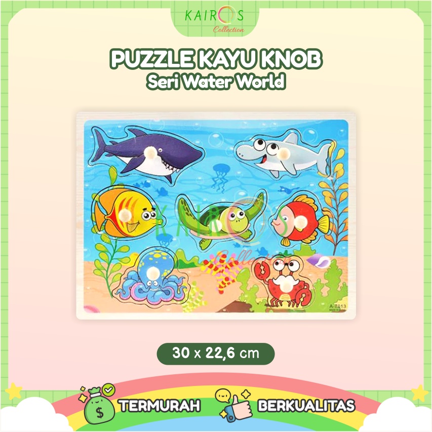 Puzzle Anak Kayu Knob Water World