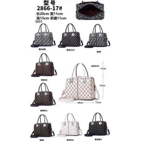 tas 2866-17 fashion wanita import uk.20x11x15cm selempang tenteng