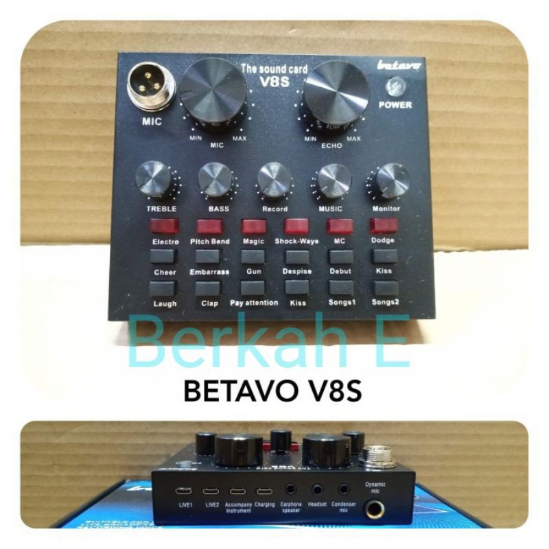 Sound card Betavo V8S Effect Vokal