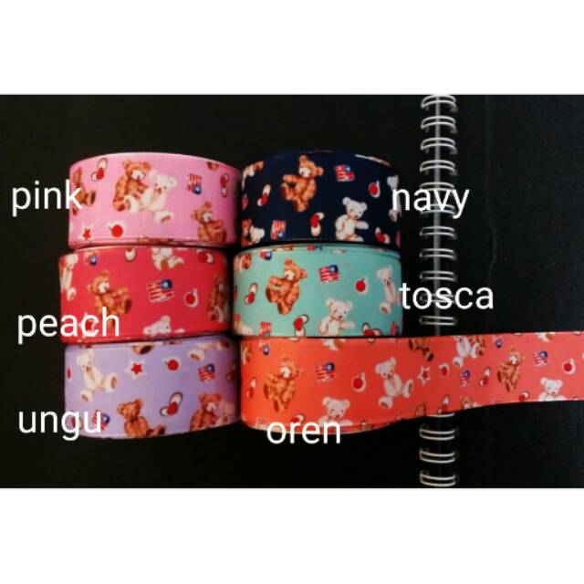 

Pita satin 1" teddy bear