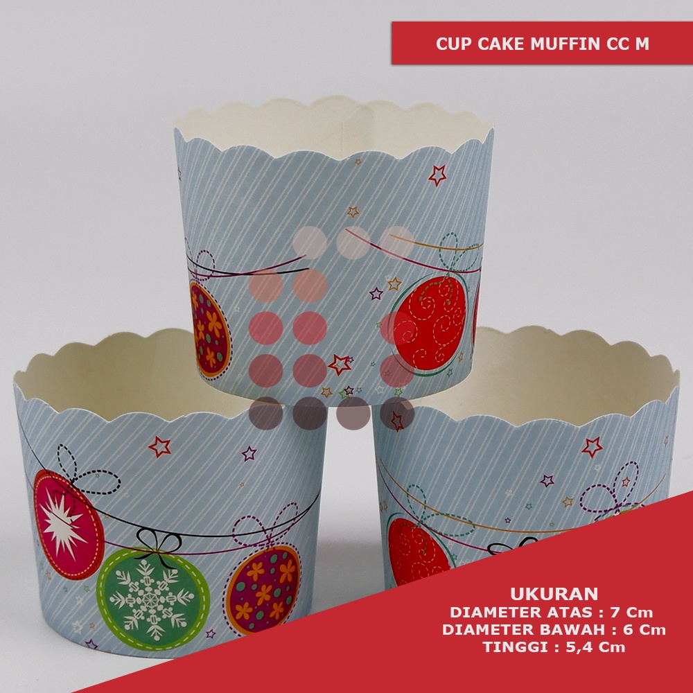 cup cake muffin cc M isi 50 pcs