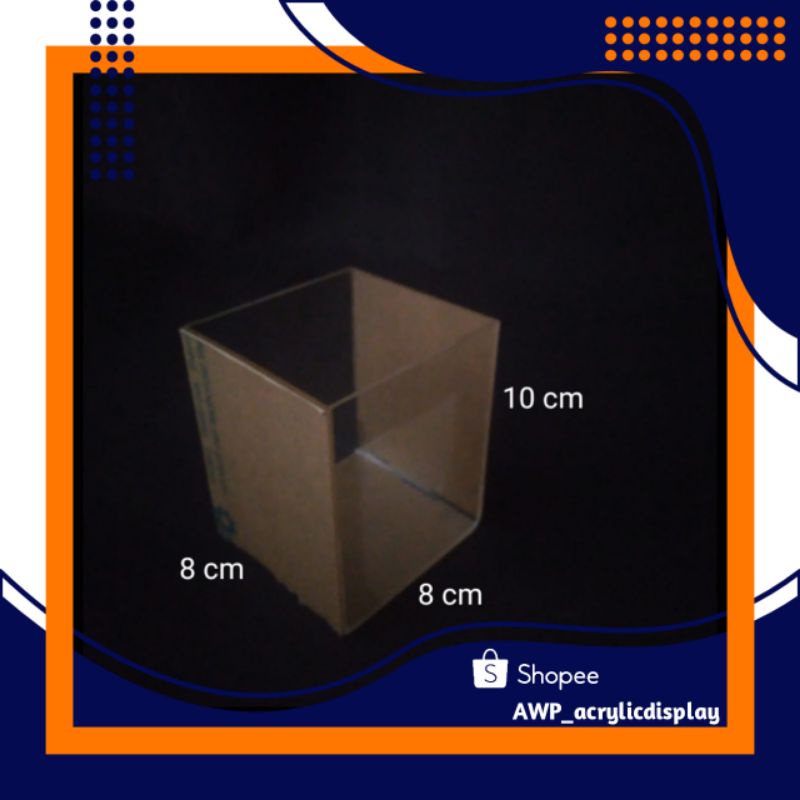 

Tempat pensil / Kotak serbaguna akrilik