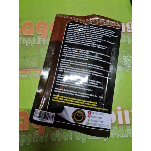 voer 705 black premium 100gr pakan burung tinggi protein murai kacer anis pleci gacor