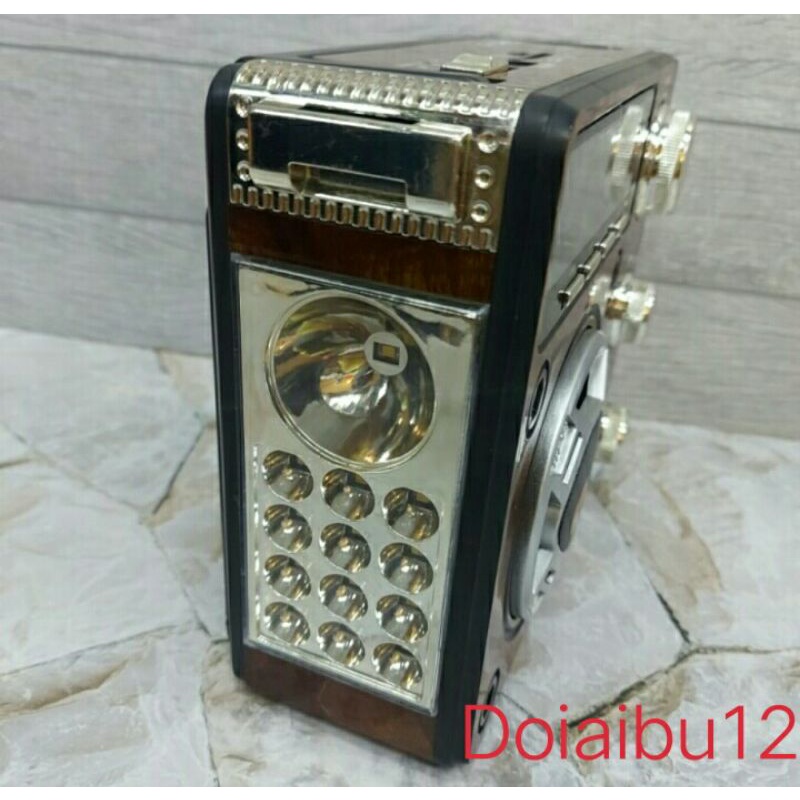 Cod//Bayar ditempat Radio Bluetooth Portable Fleco F-9947B//Radio X BAS//Radio USB Memory Senter