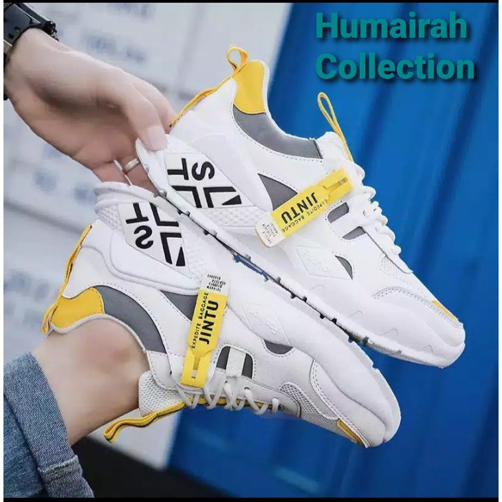 Humairah_OldShop Flash Sale Sepatu Pria Sneakers Jintu Cowok - HUMAIRAH_OLDSHOP