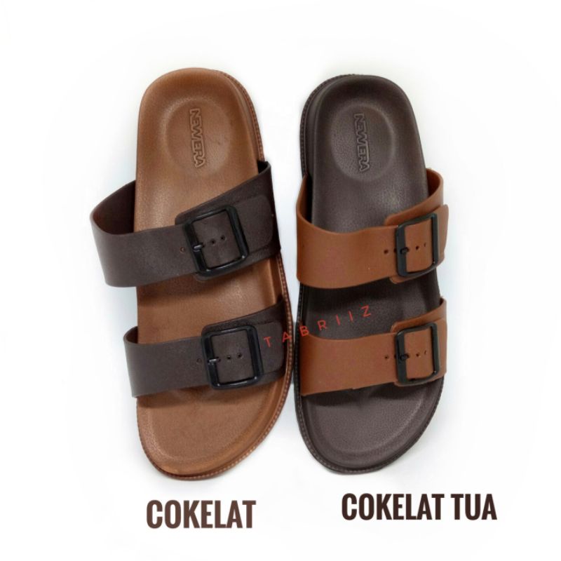 Sandal Pria New Era Sandal Karet Phylon Pria Sandal Cowok Model trendi - Awet Trendi Anti air