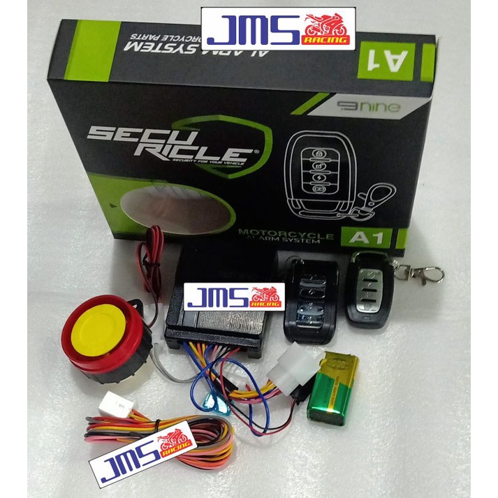 Remot alarm motor 9nine a1 luminos original universal mio beat scoopy genio vario 110/125/150 mx fu sonix cb cbr r15 ninja 250 gsx