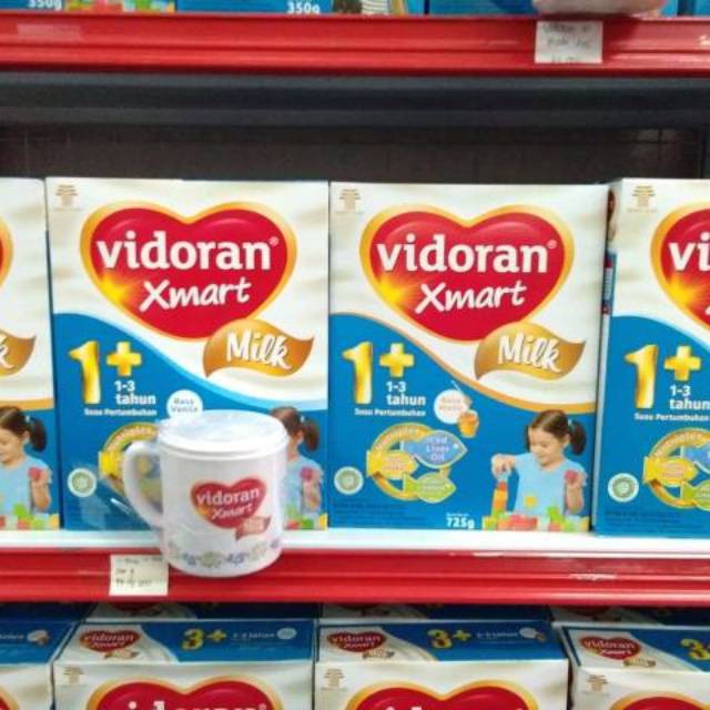 

Ready Susu Vidoran 1+ dan 3+ 5+van dan madu 725gr 125 B 40