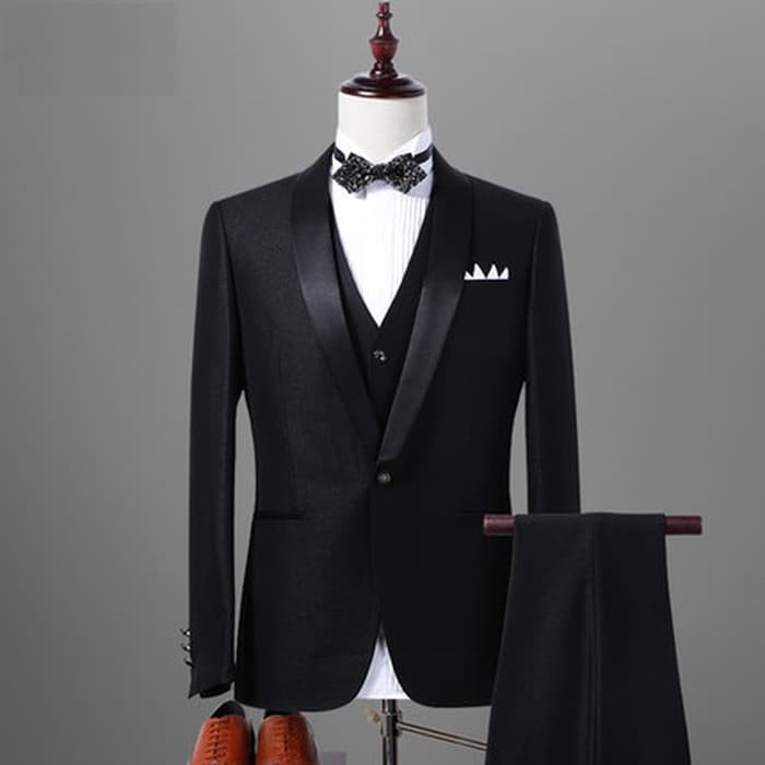 Jas Pengantin 0181118 Hitam Navy Ungu Putih Maron Jas Kantor Warna