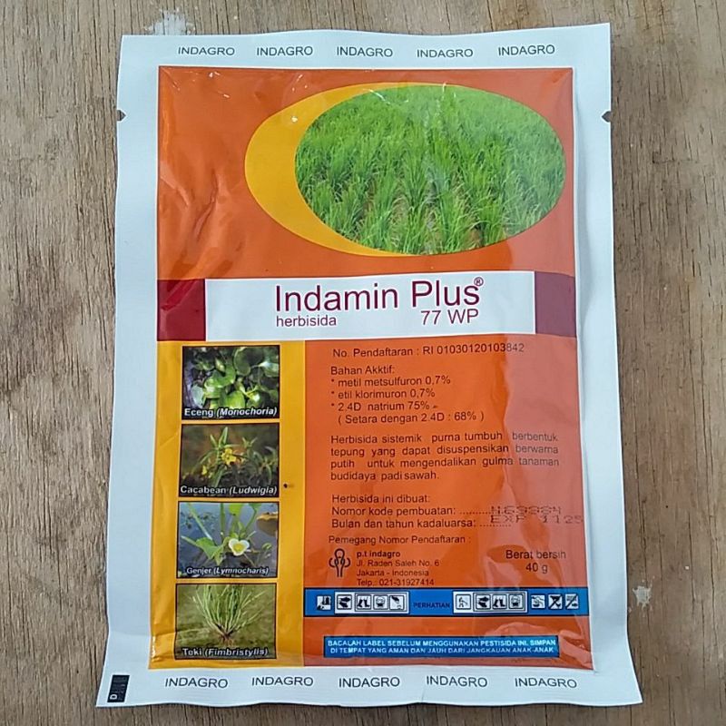 herbisida indamin plus 77wp kemasan 40gram