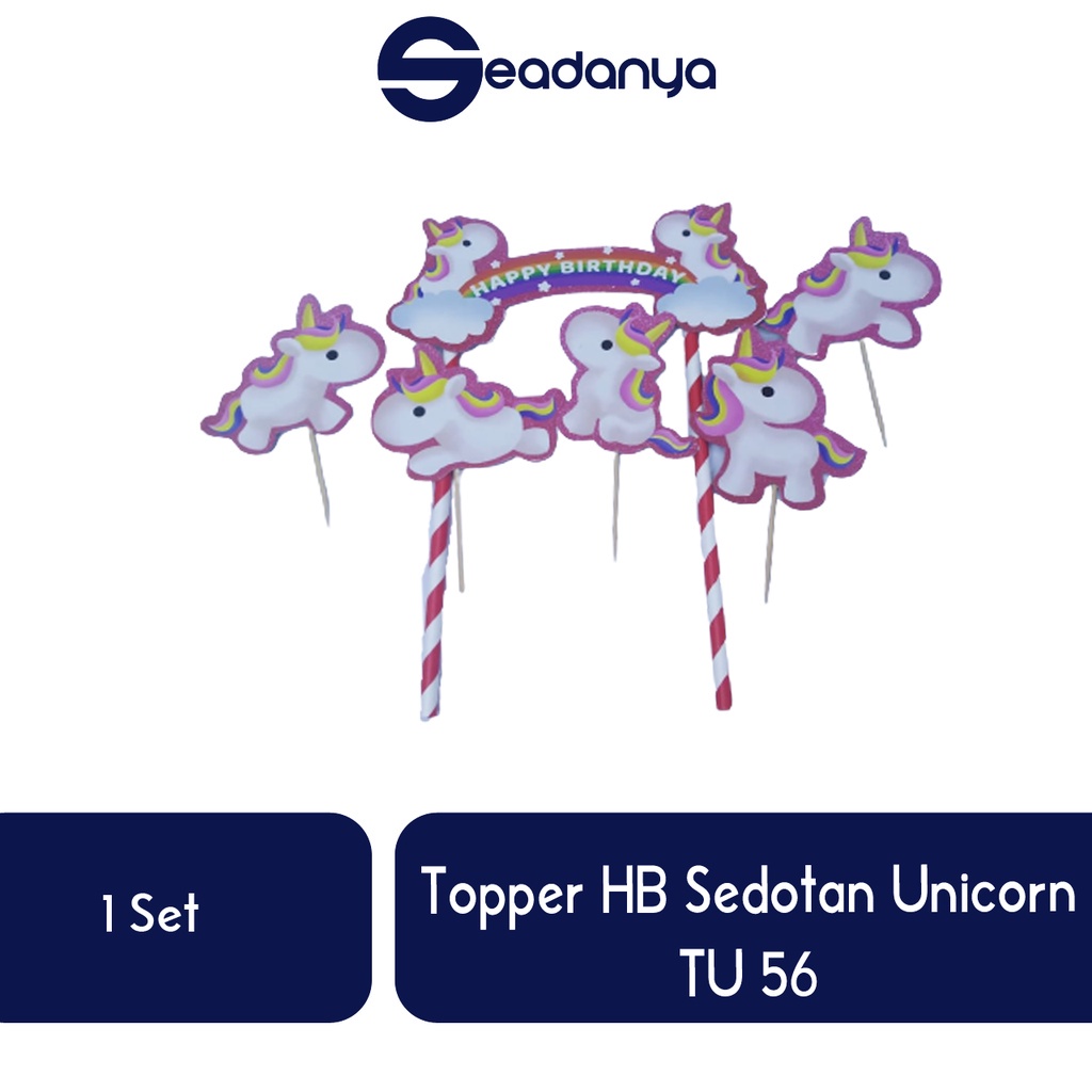 

Topper HB Sedotan Unicorn TU 56/Topper Unicorn/Topper Cake/Hiasan Cake/Mainan/Hiasan Kue Tart/Hiasan Kue Ulang Tahun