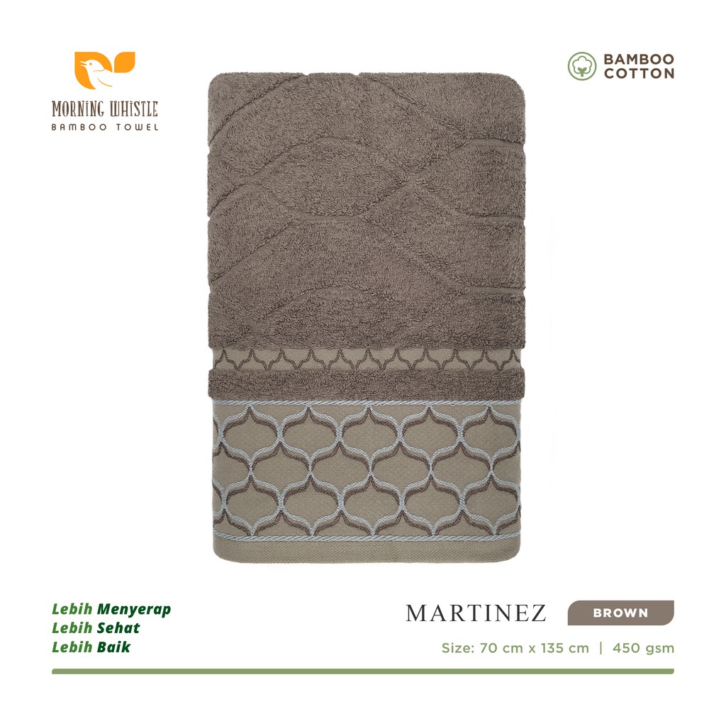 MWB Morning Whistle Bamboo Martinez Handuk Mandi Dewasa 70 x 135 cm