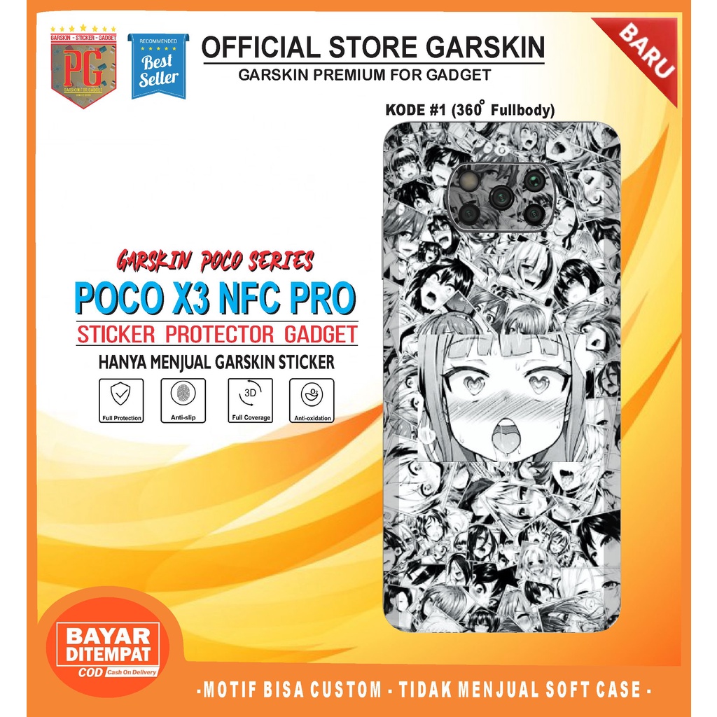 POCO X3 PRO NFC Garskin Skin Gadget Motif Anime New 2(Isi 2pcs)