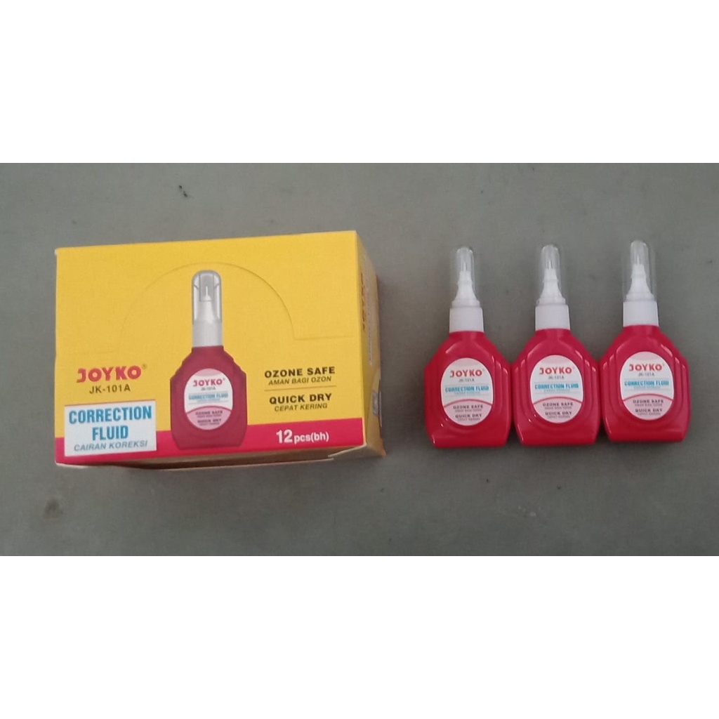 

Correction Fluid Cairan Koreksi Penghapus Cair Joyko JK-101A