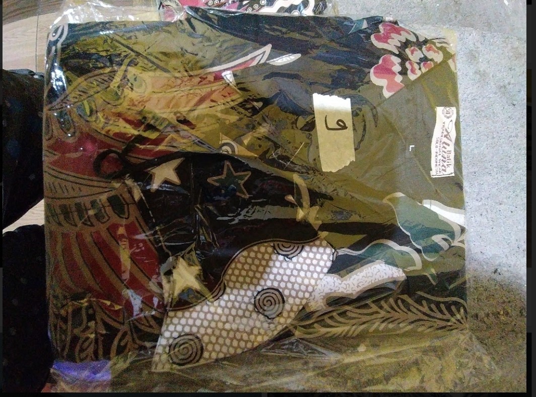 Batik Pria Lengan Panjang Premium Modern Produksi Solo Free Masker Sku 009