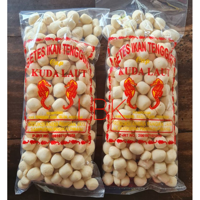 

Getas Kuda Laut ( bulat ) / Kerupuk Kuda Laut / Kerupuk Bangka 250 gram