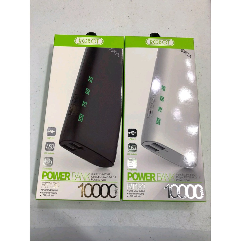 UNIK Powerbank robot RT130 10000MAH original 100
