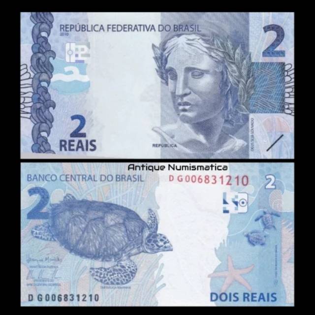 UANG KUNO BRAZIL 2010 ( 2017 ) UNC