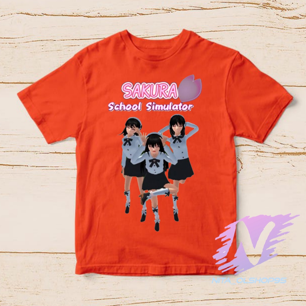 baju kaos anak sakura school simulator kaos sakura