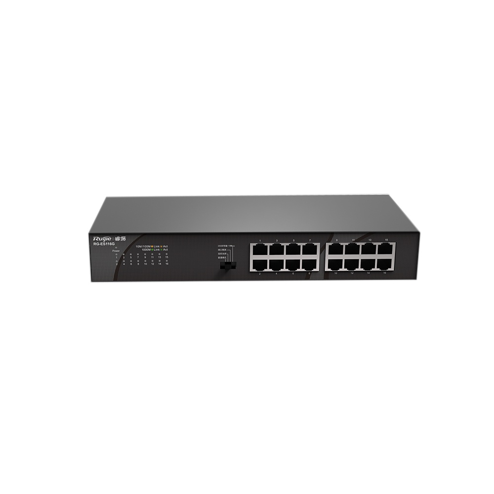 RUIJIE RG-ES116G 16 Port Gigabit Unmanaged Metal Switch