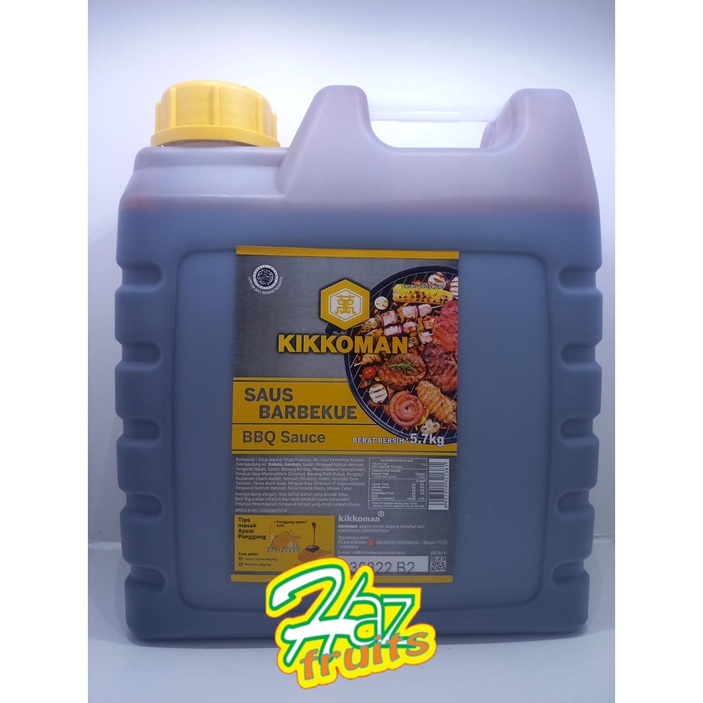 

KIKKOMAN SAUS BARBEKUE -BBQ SAUCE JERIGEN 5.7 KG