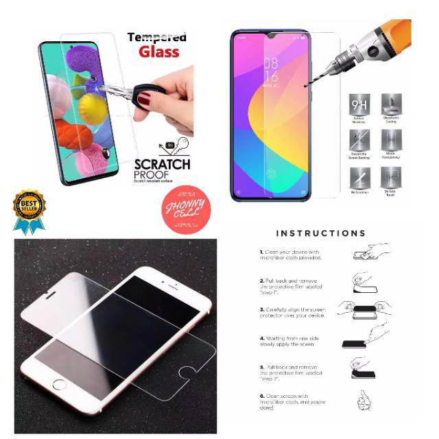 (JC) TEMPERED GLASS BENING OPPO A5.2020 A9.2020 A1K A3S A5S F9 A7 F1S NEO9 REALME C2 F5 F7 F3 A71 F11PRO