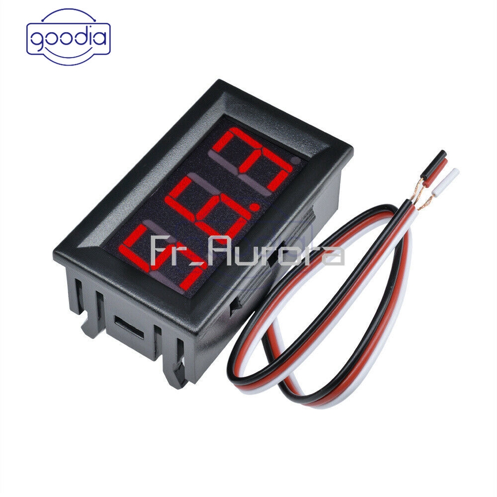 Voltmeter Digital Dc 0-100v Dengan Led Display