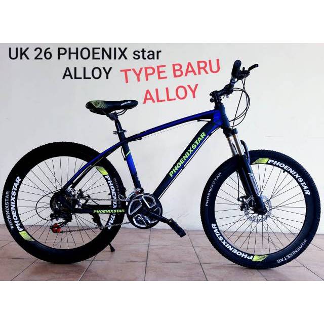  Sepeda  Gunung Uk 26  Phoenix  star Alloy Sisa Stock Shopee 