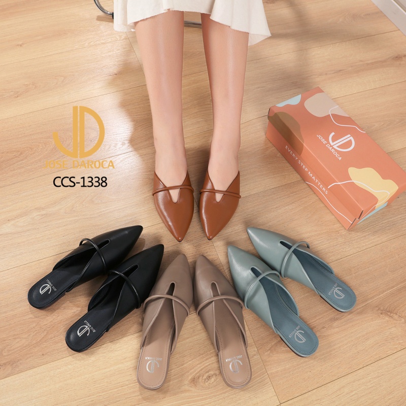 JOSE DAROCA Slip On Mules Shoes #CCS-1338# Original