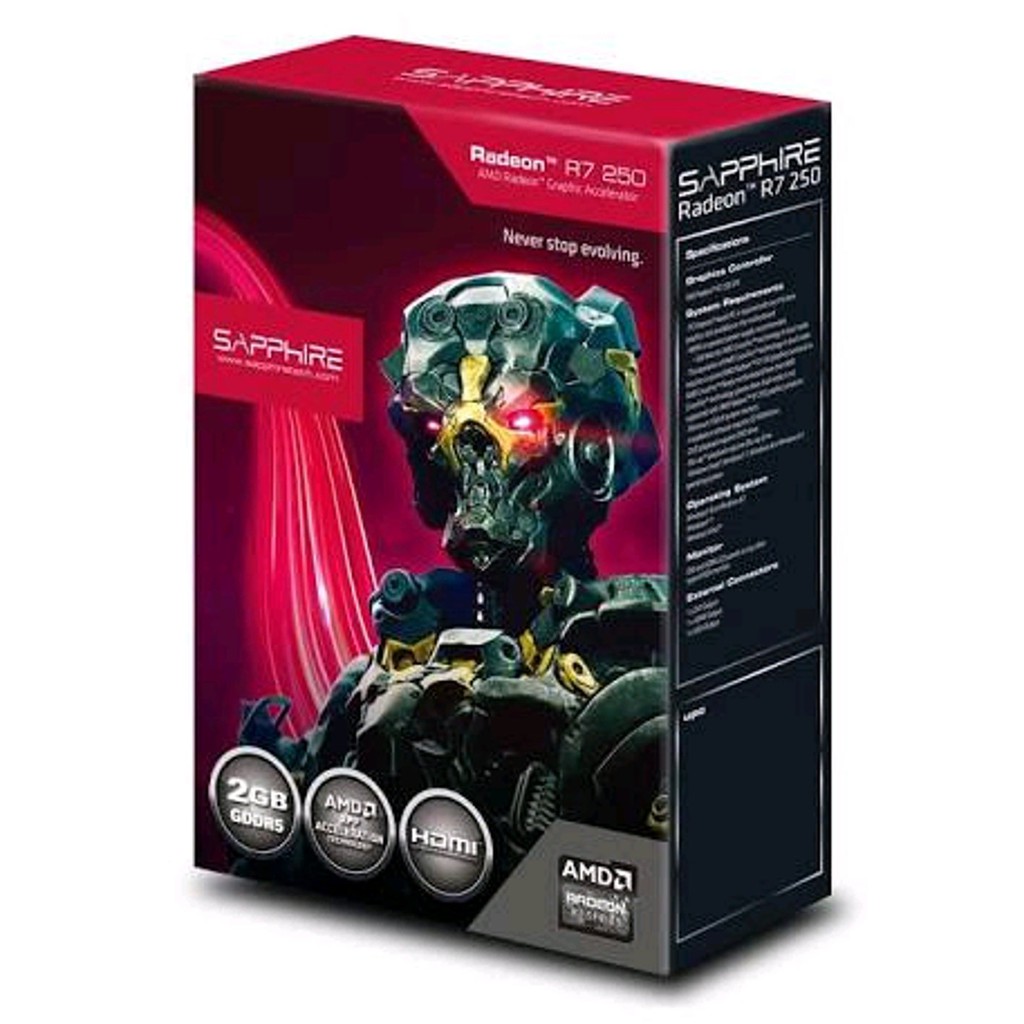 VGA Sapphire R7 250 2gb ddr5 Limited