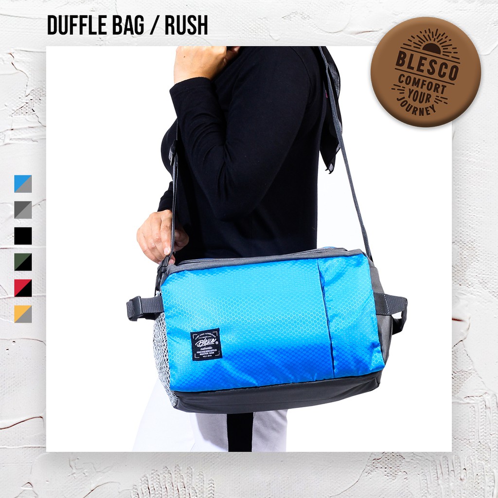 Tas Gym &amp; Fitness Tas Perlengkapan Gym Warna Biru - Blesco Rush