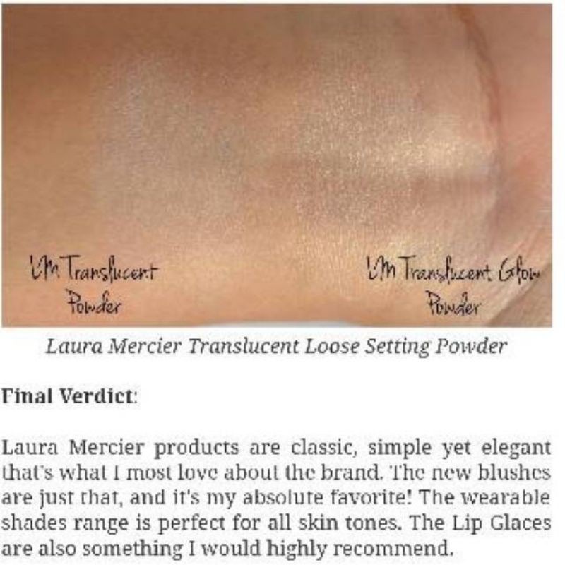 Laura Mercier Translucent Loose Setting Powder Share in Jar