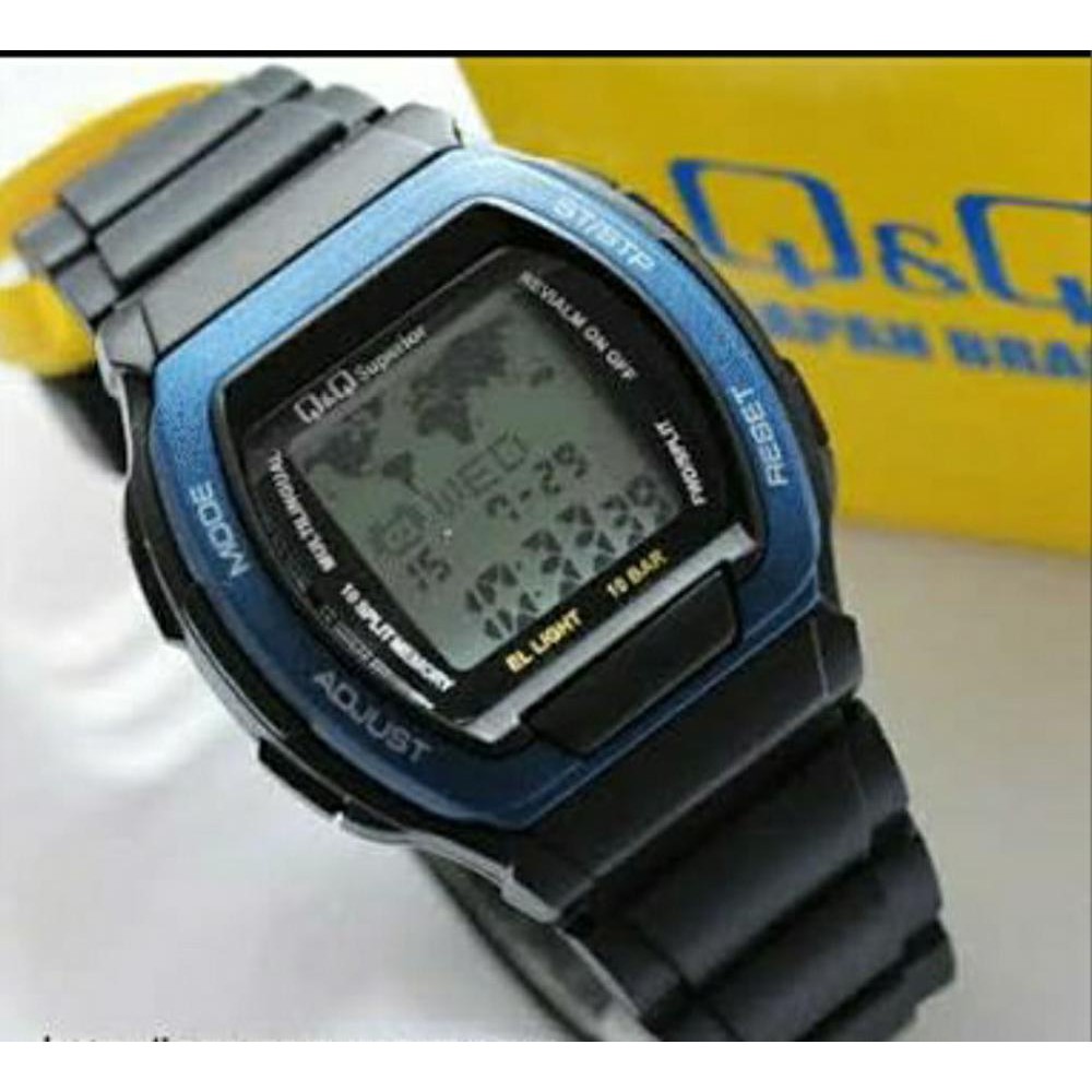 Jam Tangan QnQ Superior list Biru Murah
