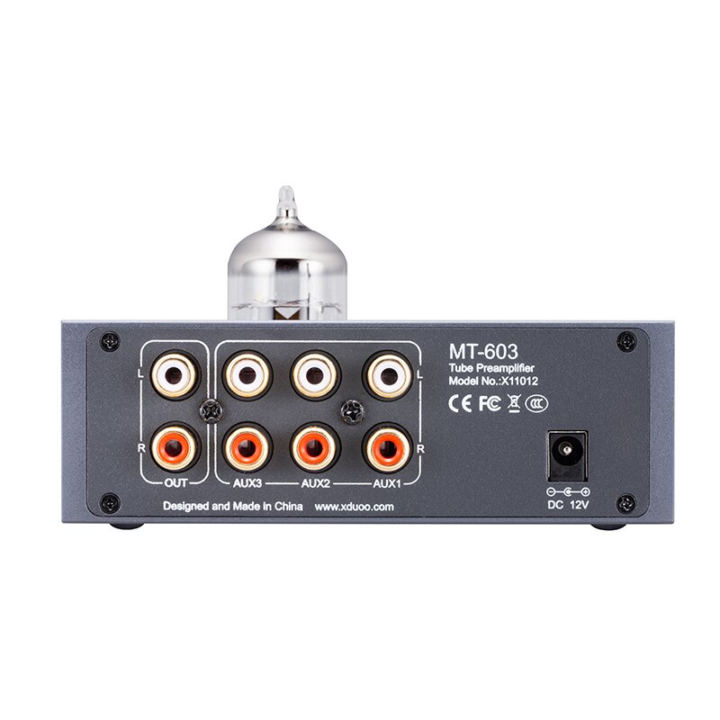 XDUOO MT-603 Multiple Pre-Amp 4 Audio Input, One Audio Output 12AU7 Tube Amplifier MT603