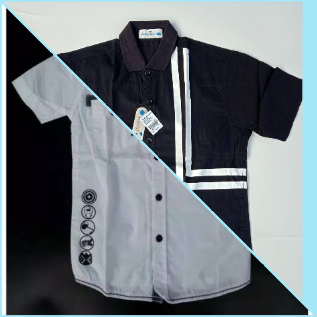 Kemeja anak laki laki Nevada dan Aero Boys