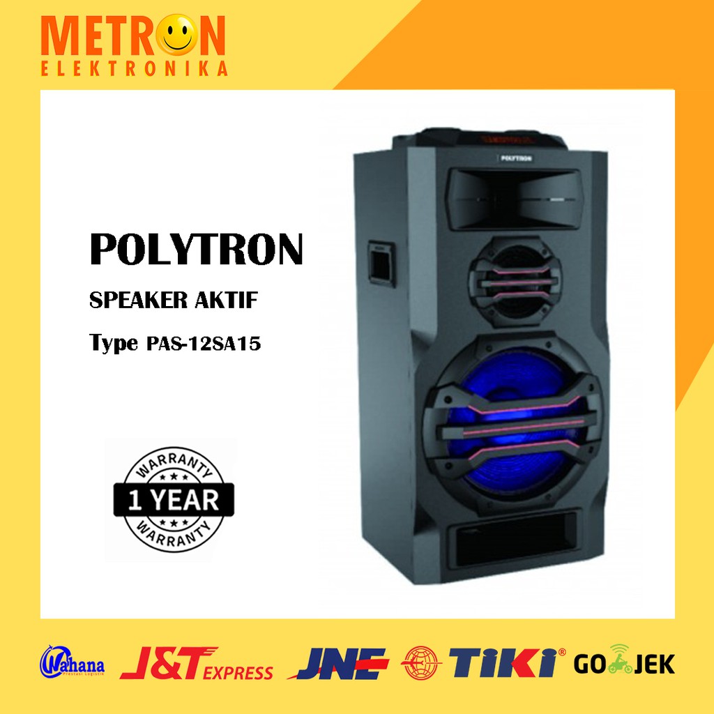 POLYTRON PAS 12SA15 / SPEAKER AKTIF PORTABLE / PAS12SA15