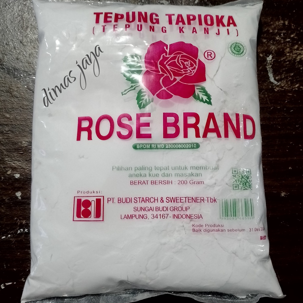 

Tepung Tapioka Rose Brand 200gr - Tepung Kanji