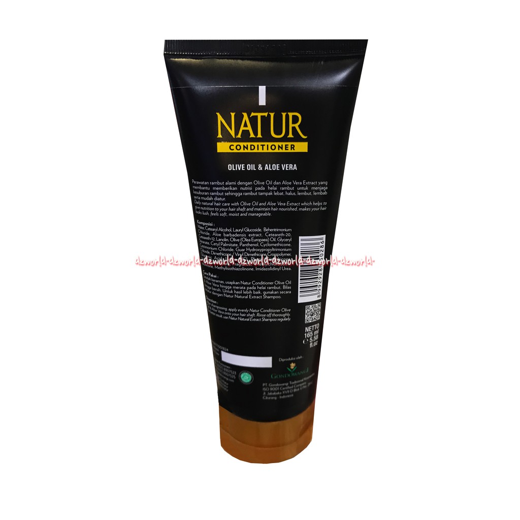 Natur Conditioner Moisturize &amp; Nourish Hair Shaft Olive Oil &amp; Aloe Vera 200mL