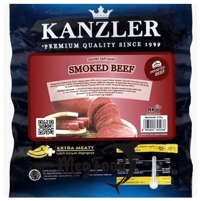 

Kanzler Smoked Beef 250gr Daging Asap Kanzler 250gr