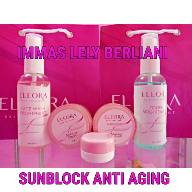 PAKET SUNBLOCK ANTI AGING ELEORA