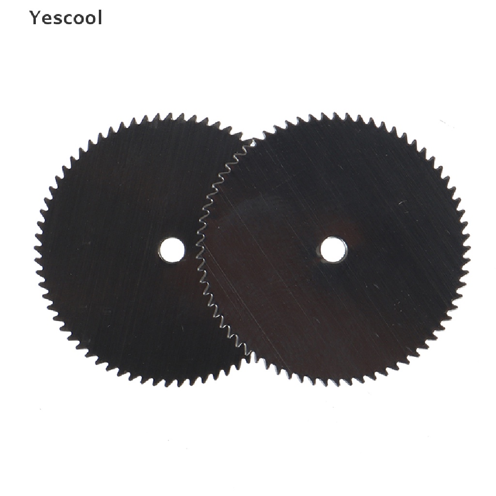 Yescool 20pcsset Mata Gergaji Bulat Mini Bahan HSS Untuk Mesin Rotary Power Tool