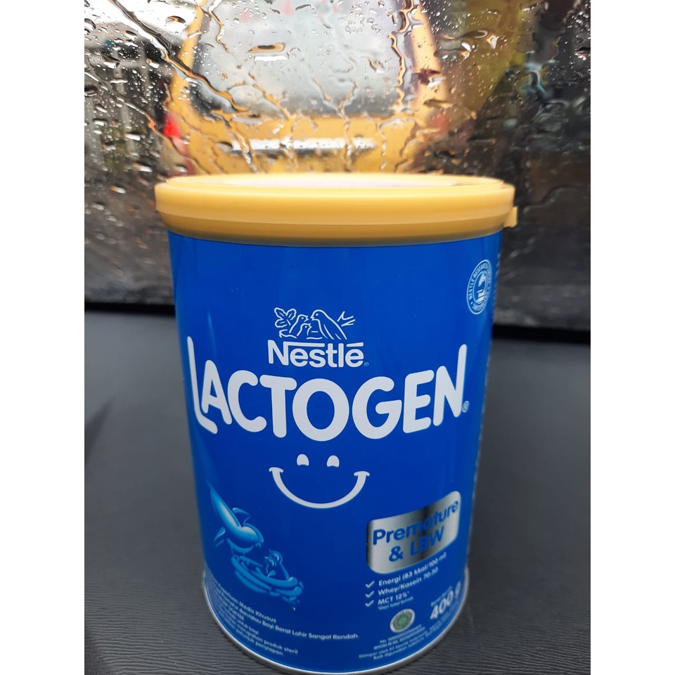 Lactogen Prematur & LBW/BBLR - Susu Bayi Prematur dan Kurang Berat Badan -  Kaleng isi 400 gram