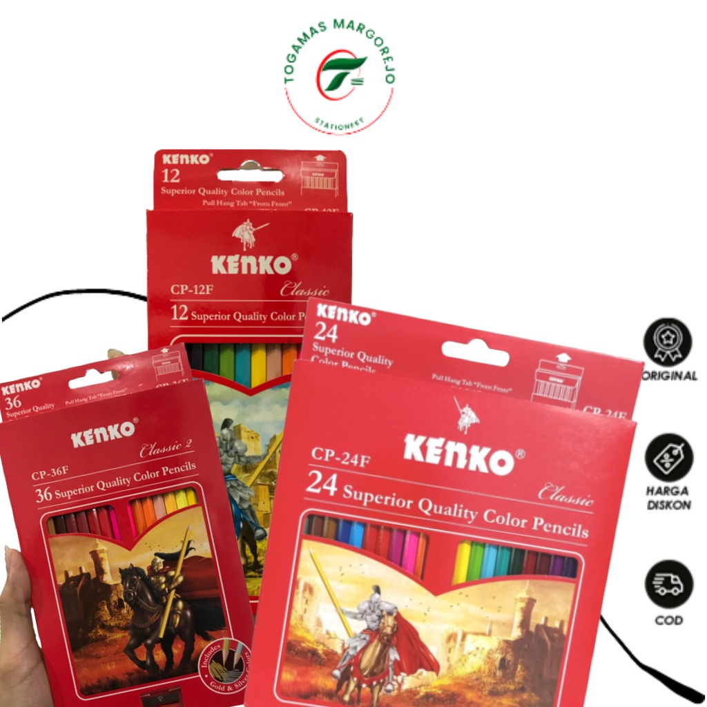 

READY !! PENSIL WARNA CLASSIC DUS KENKO