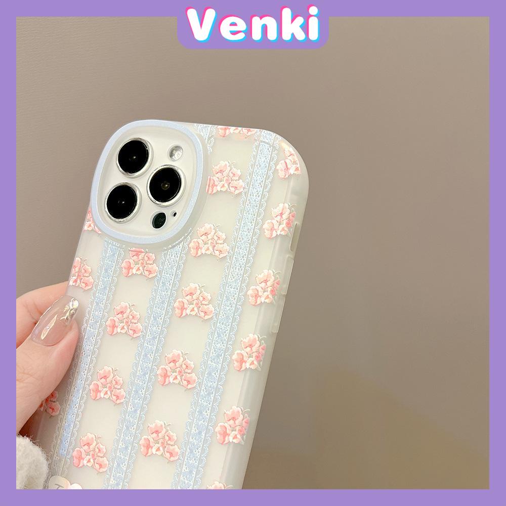 iPhone Case Silicone Soft Case Clear Case TPU Airbag Shockproof Full Coverage Protection Camera Lace Floral For iPhone 13 Pro Max iPhone 12 Pro Max iPhone 11 iPhone 7 Plus