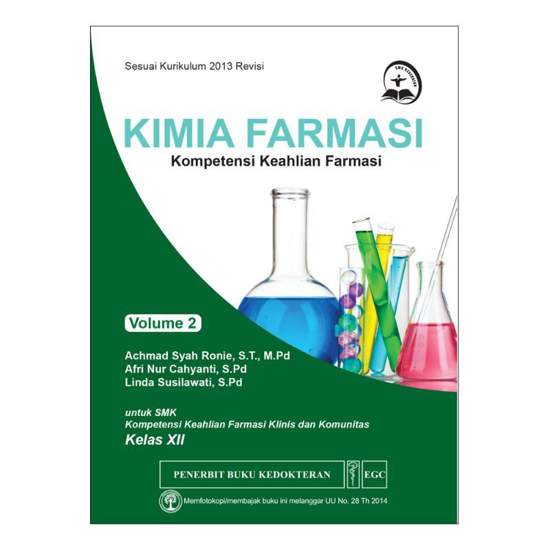 Kimia Farmasi Kelas Xii Vol 2 Smk Shopee Indonesia