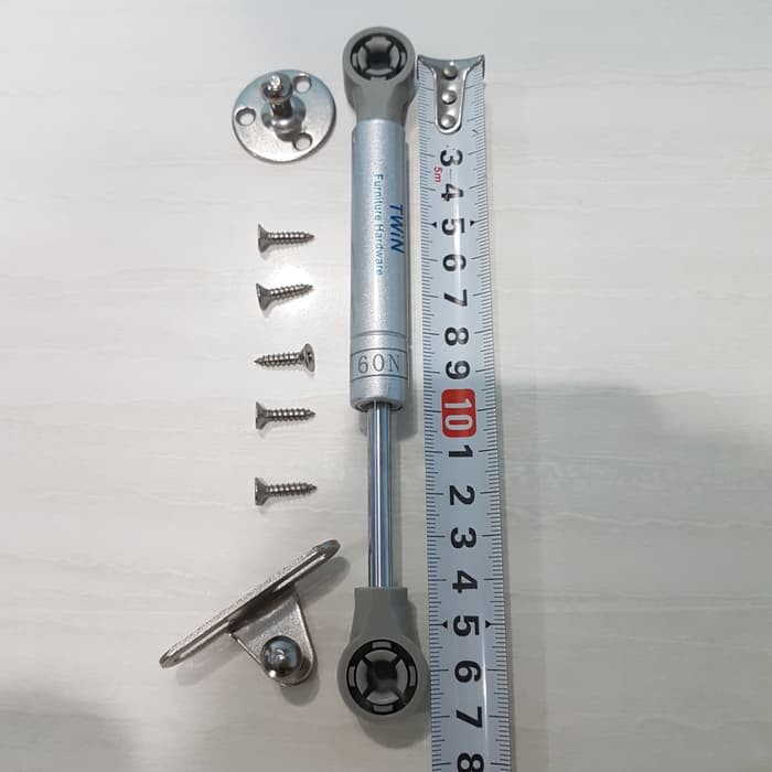 TWIN Gas Spring MINI 60 N Hidrolik KECIL Pintu Lemari Cabinet Dapur Kitchen Set / Hidrolik Jok Motor