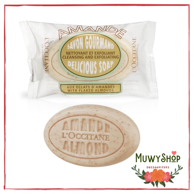 L’Occitane LOccitane Almond Delicious Soap 50gr / scrub soap 125gr