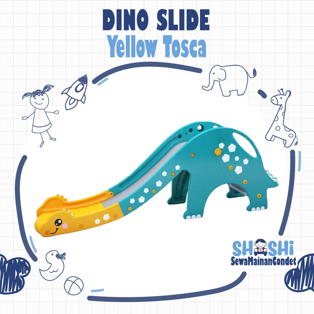 Sewa  Dino Slide Yellow Tosca