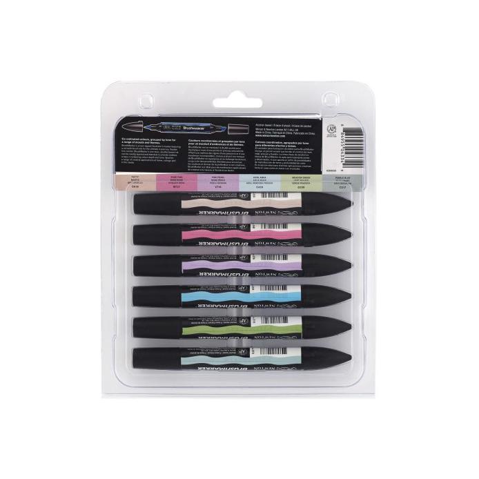 

WINSOR & NEWTON BRUSHMARKER 6 SET PASTEL TONES