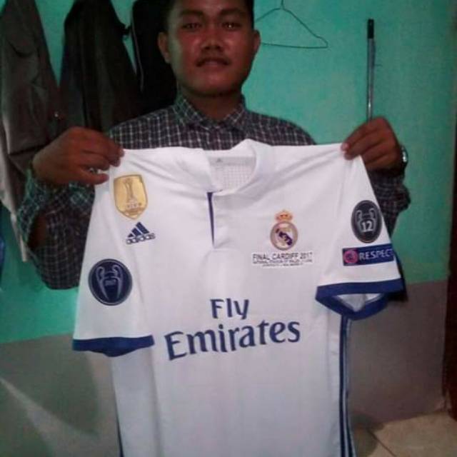 Jersey real madrid/madrid selebration final champions cardiff city 2017  gradeori thailand